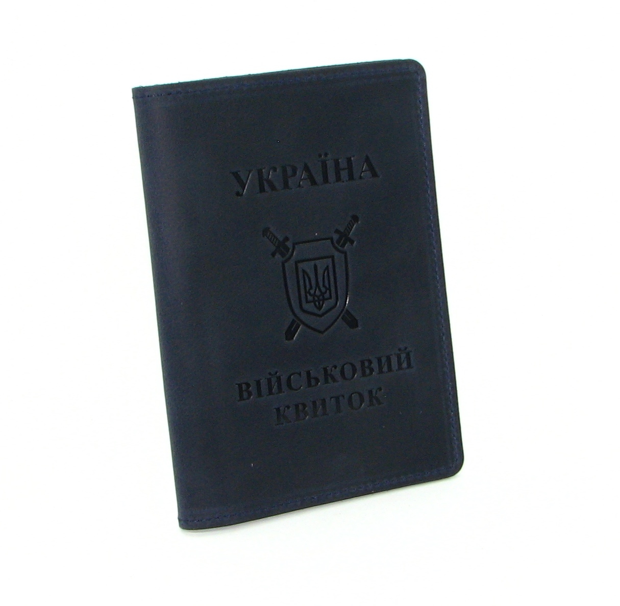 Шкіряна обкладинка на військовий квиток DNK-Military-doc-H-col.K