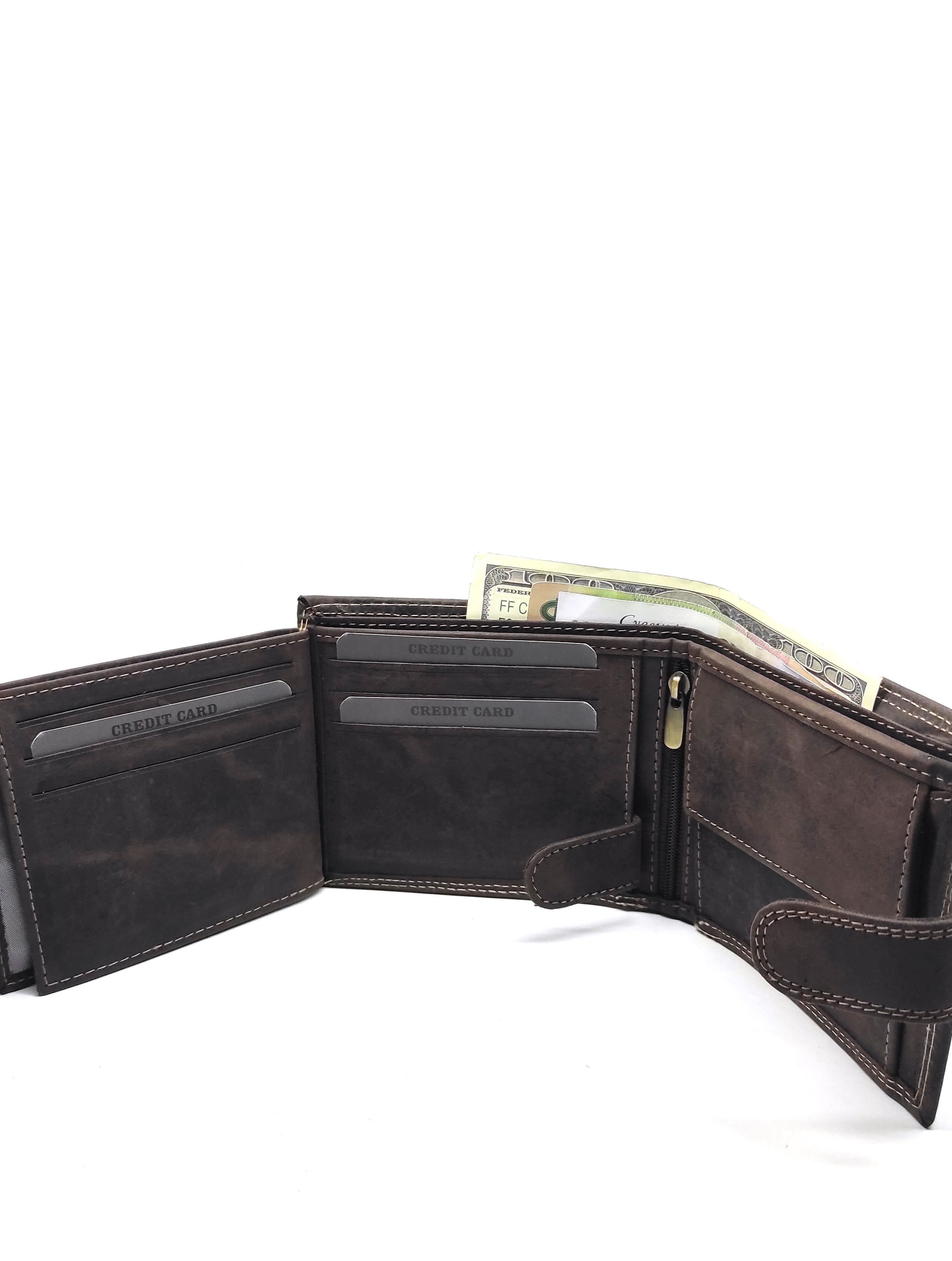 Гаманець чоловічий DNK Leather DNK-N992L-CHM-BROWN коричневий Гаманець чоловічий DNK Leather DNK-N992L-CHM-BROWN коричневий