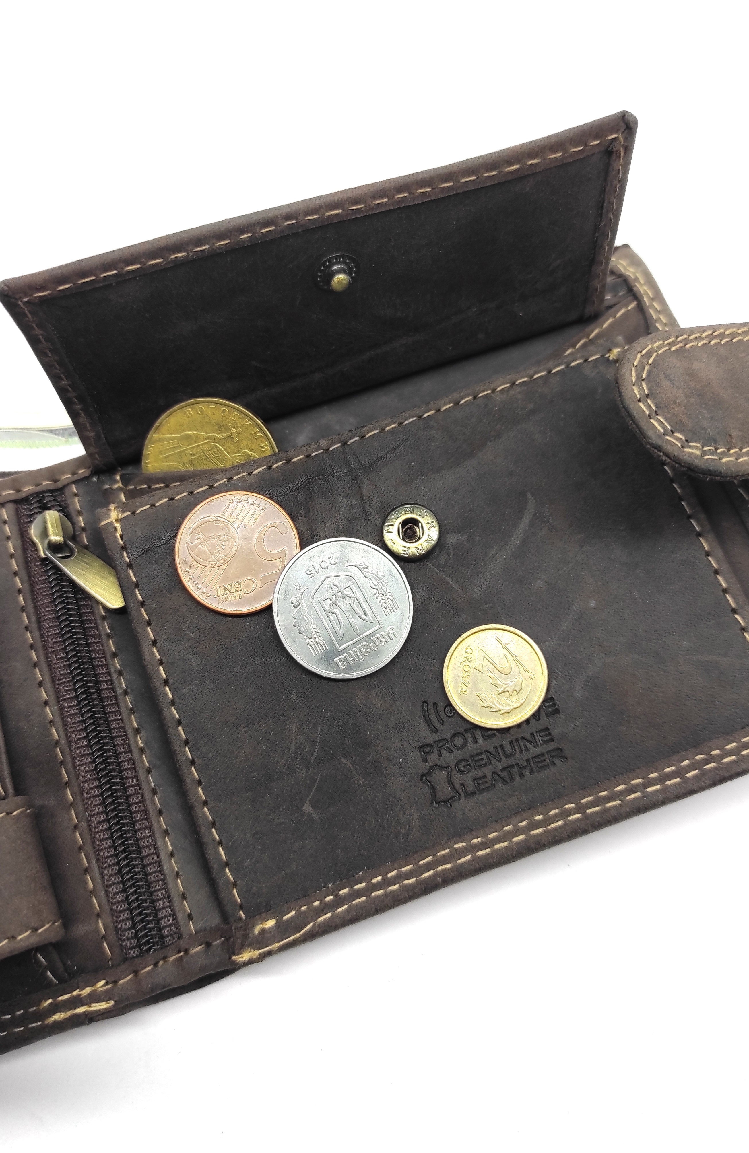 Гаманець чоловічий DNK Leather DNK-N992L-CHM-BROWN коричневий Гаманець чоловічий DNK Leather DNK-N992L-CHM-BROWN коричневий