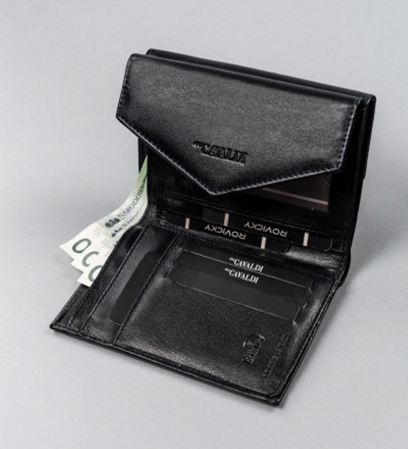 Женский кошелек Cavaldi RD-20-GCL-BLACK Женский кошелек Cavaldi RD-20-GCL-BLACK