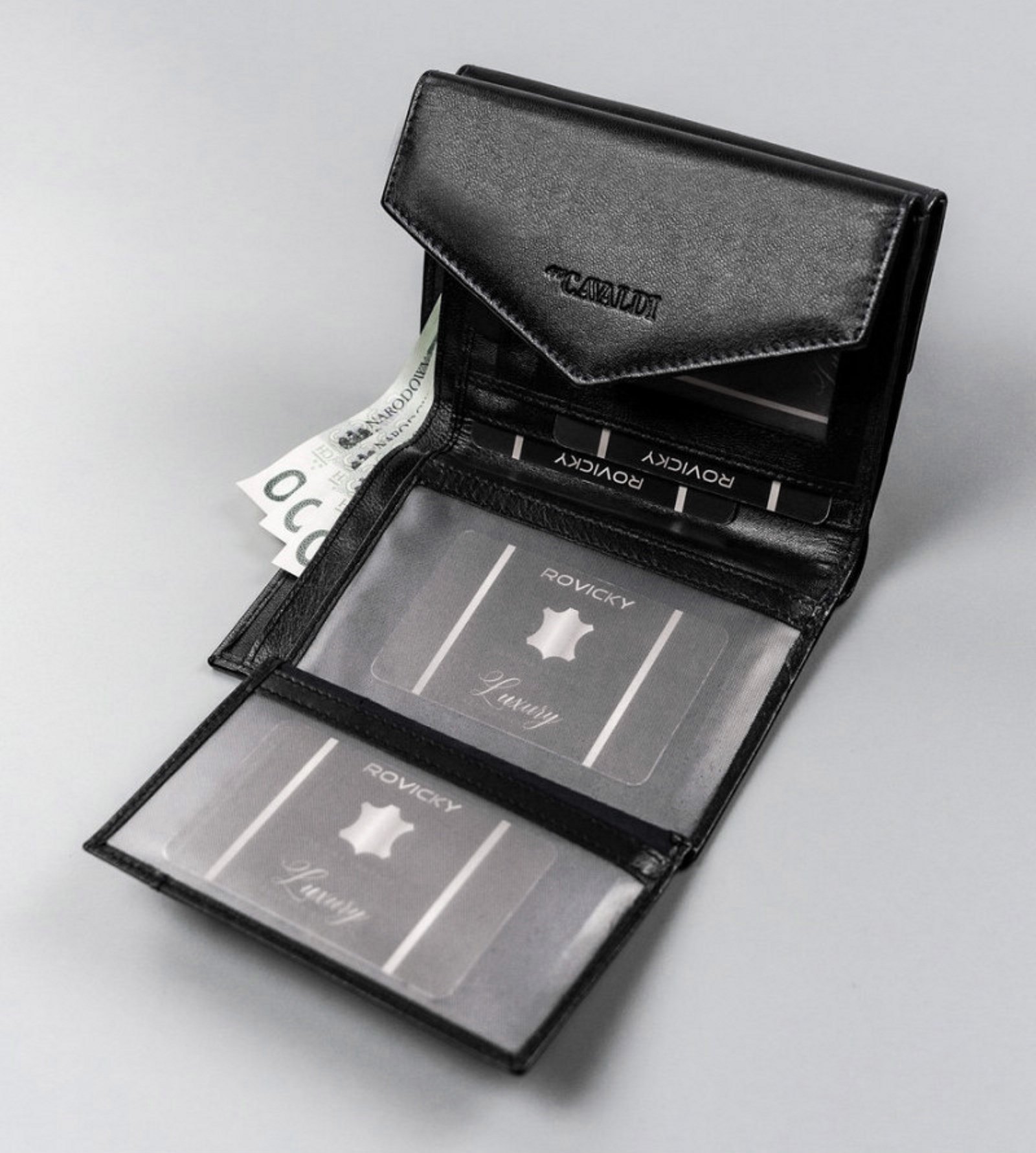 Женский кошелек Cavaldi RD-20-GCL-BLACK Женский кошелек Cavaldi RD-20-GCL-BLACK