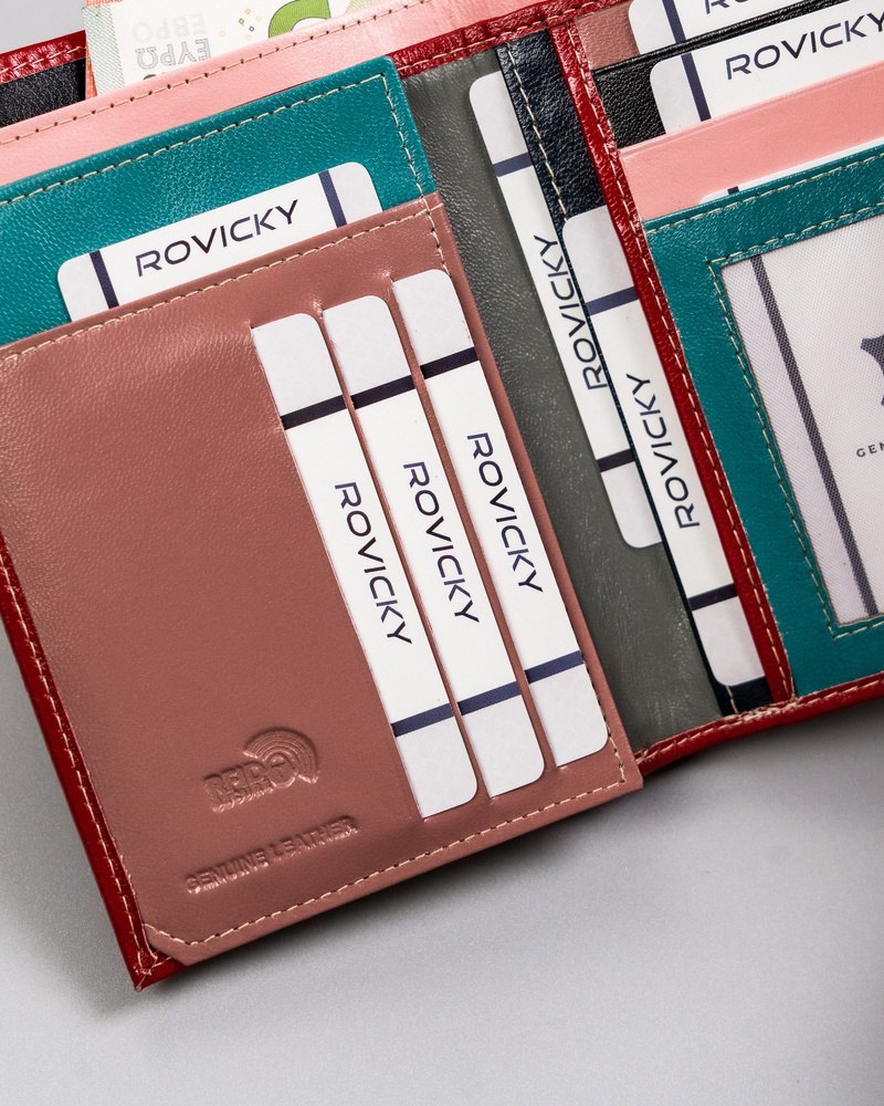 Женский кошелек Cavaldi RD-20-GCL-RED-MULTI Женский кошелек Cavaldi RD-20-GCL-RED-MULTI