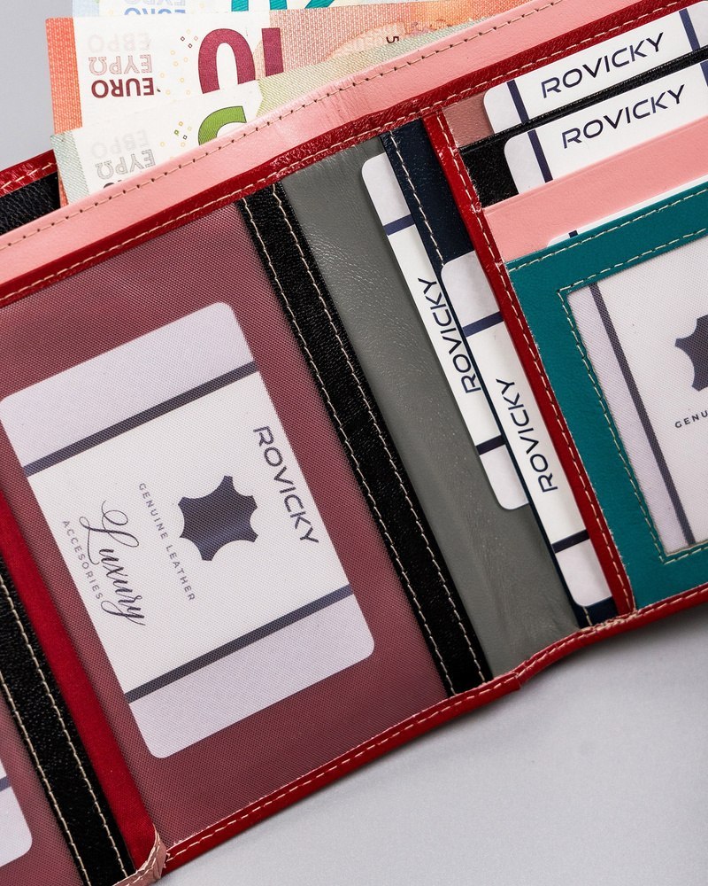 Женский кошелек Cavaldi RD-20-GCL-RED-MULTI Женский кошелек Cavaldi RD-20-GCL-RED-MULTI