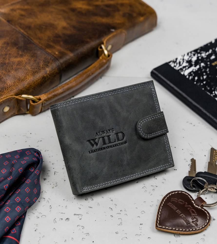 Кошелек мужской Always Wild N992L-P-CHM-BLACK Кошелек мужской Always Wild N992L-P-CHM-BLACK