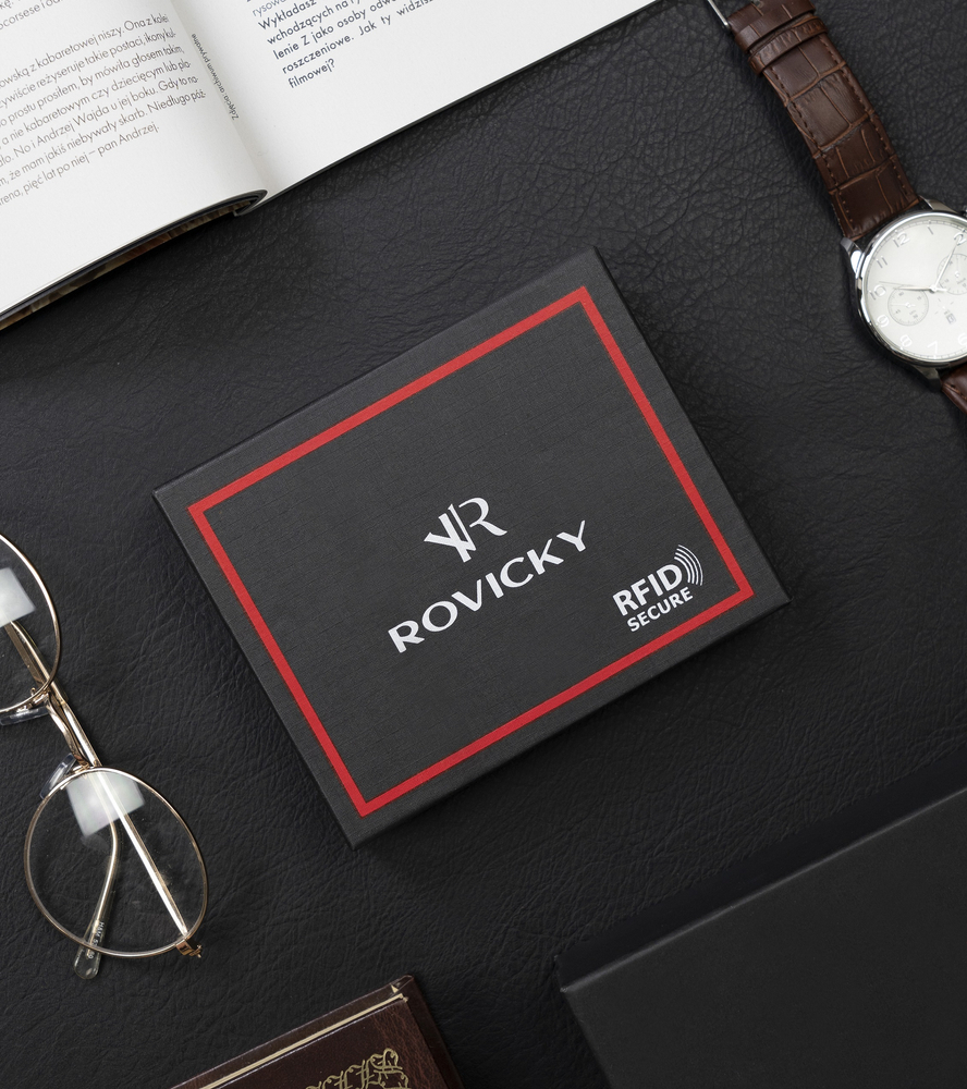 Портмоне мужское Rovicky N993-RVTM-GL-BLACK Портмоне мужское Rovicky N993-RVTM-GL-BLACK