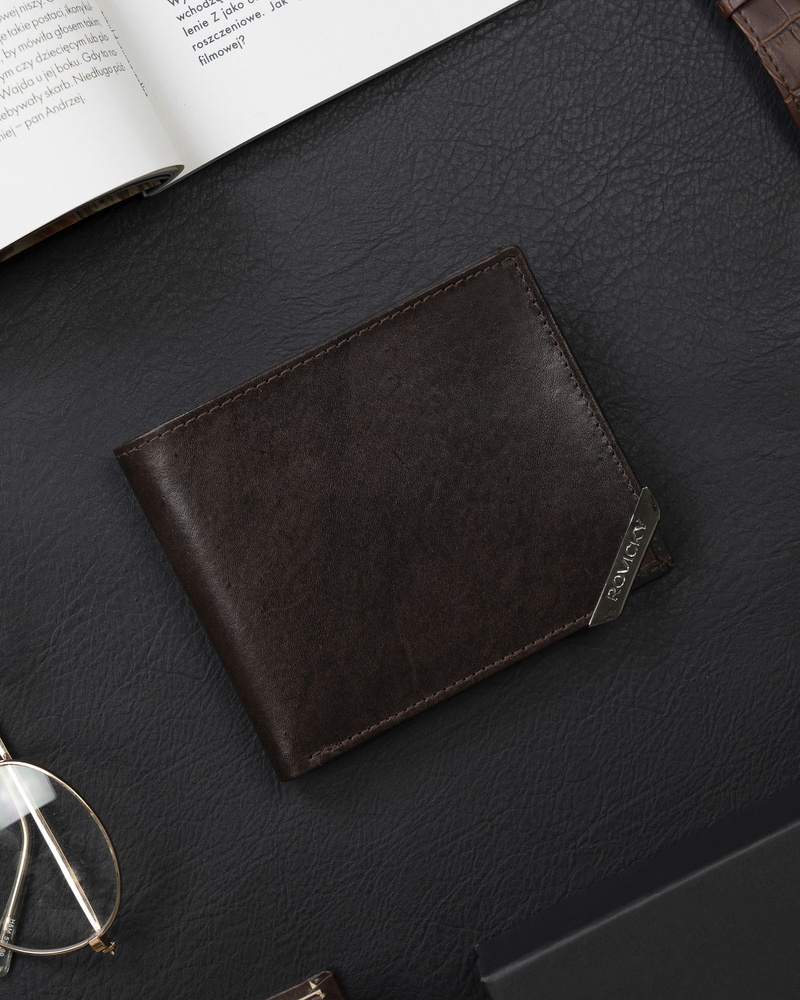 Портмоне мужское Rovicky N993-RVTM-GN-BROWN Портмоне мужское Rovicky N993-RVTM-GN-BROWN