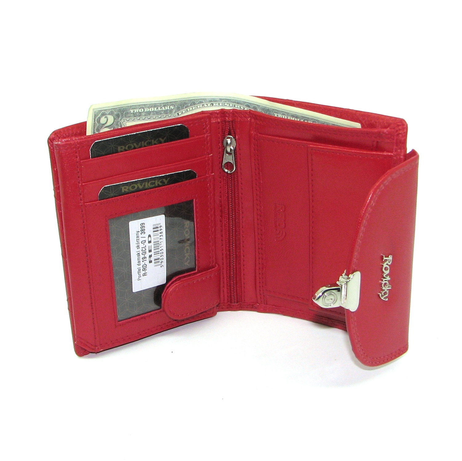 Кошелек женский Rovicky R-RD-19-GCL-Q-RED Кошелек женский Rovicky R-RD-19-GCL-Q-RED
