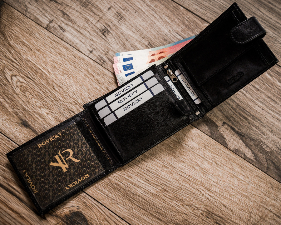 Кошелек мужской Rovicky R-RM-11L-GCL-BLACK Кошелек мужской Rovicky R-RM-11L-GCL-BLACK