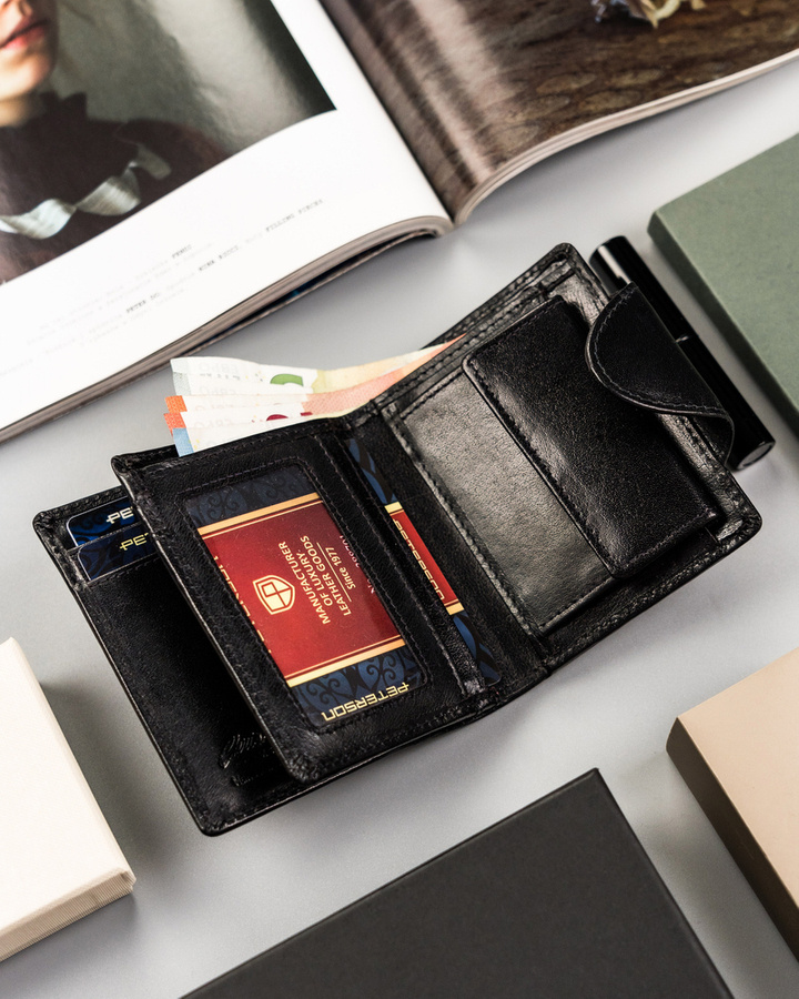 Гаманець жіночий PETERSON PTN-2517-BO-Black Гаманець жіночий PETERSON PTN-2517-BO-Black