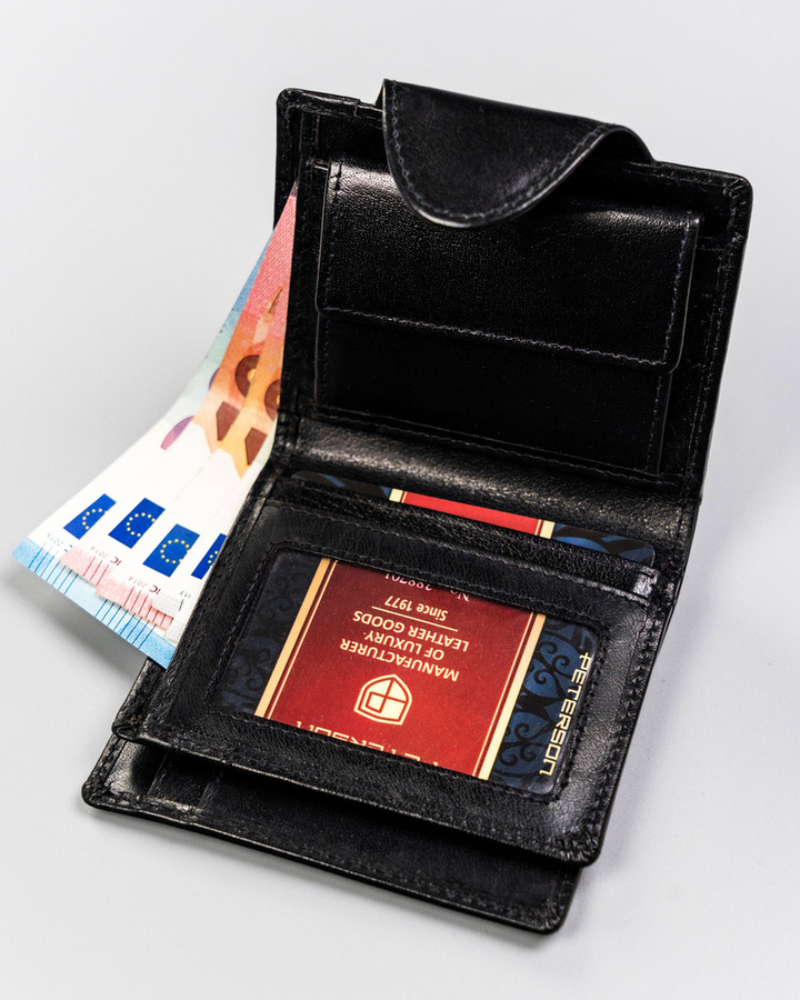 Гаманець жіночий PETERSON PTN-2517-BO-Black Гаманець жіночий PETERSON PTN-2517-BO-Black