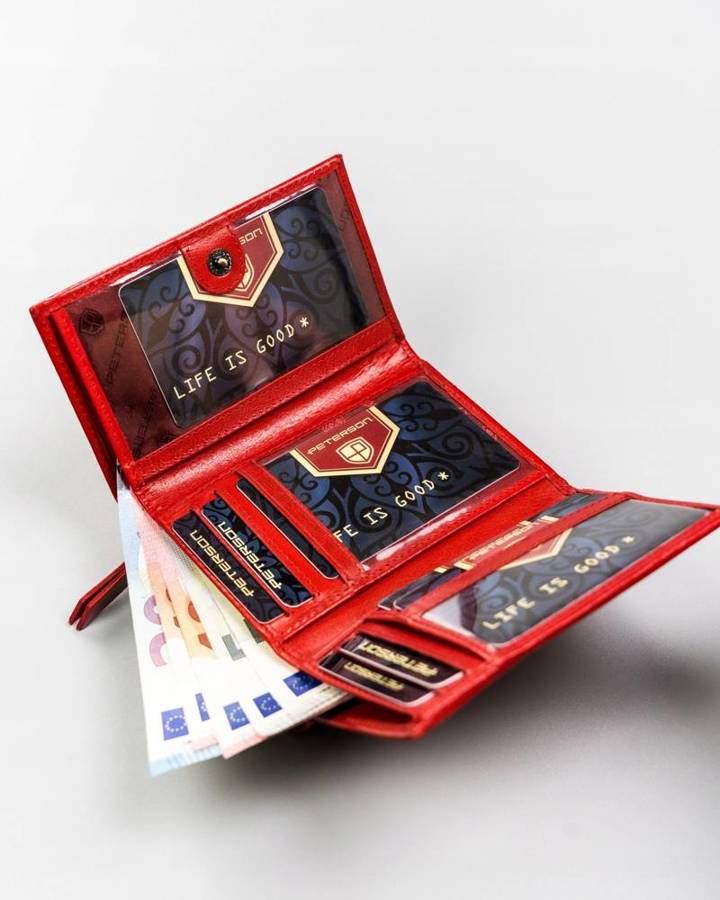 Гаманець жіночий PETERSON PTN-247-BO-Red Гаманець жіночий PETERSON PTN-247-BO-Red