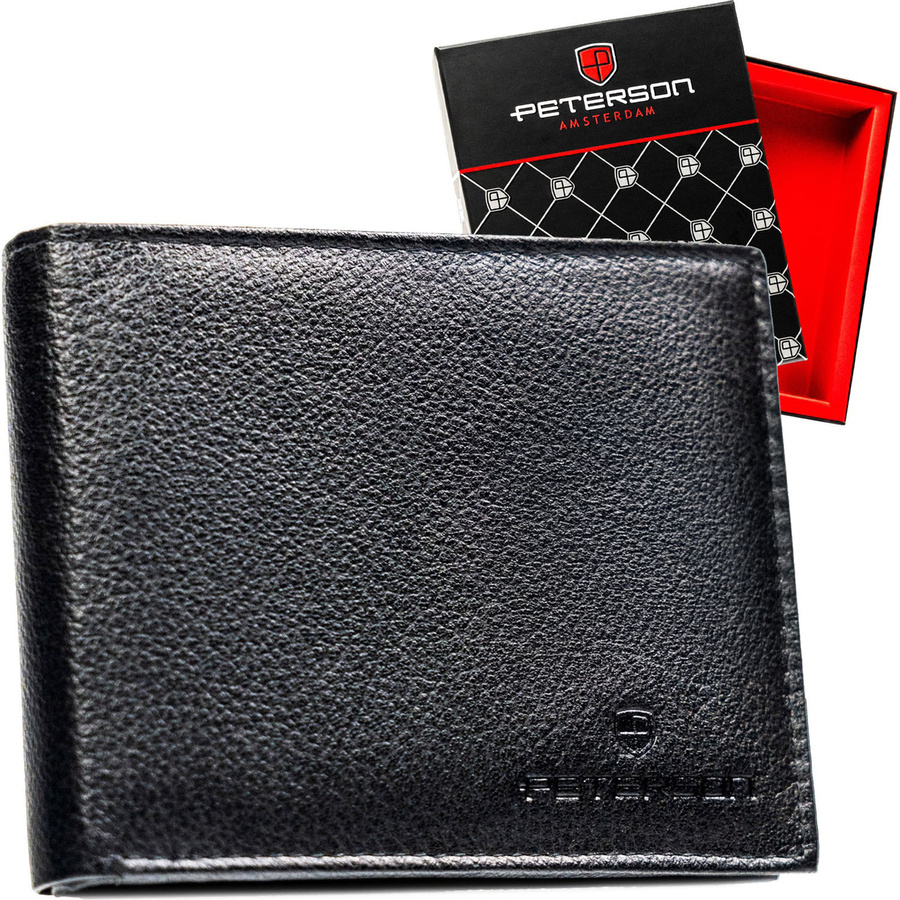 Гаманець чоловічий шкіряний PETERSON PTN-N992-SPDM-Black Гаманець чоловічий шкіряний PETERSON PTN-N992-SPDM-Black