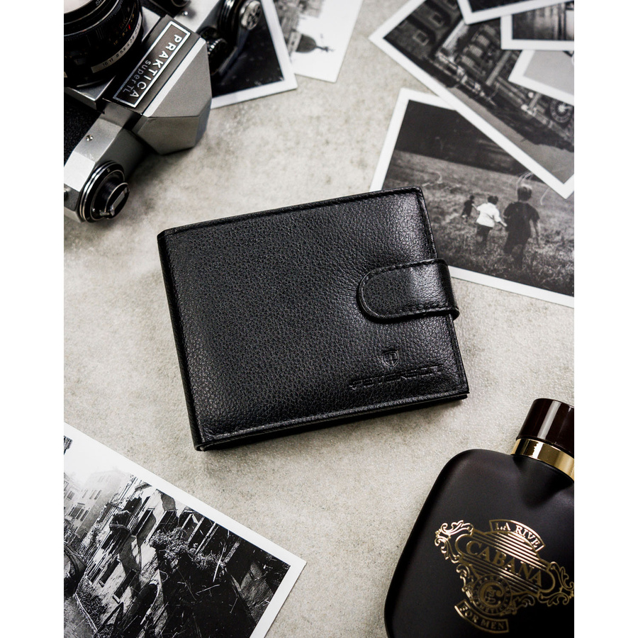 Гаманець чоловічий шкіряний PETERSON PTN-N992L-SPDM-Black
