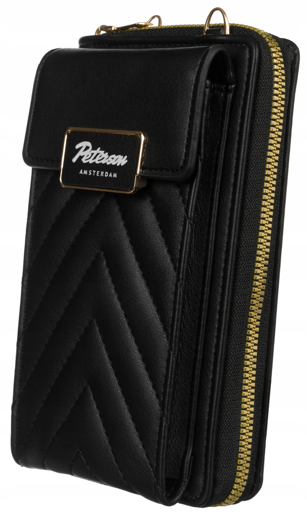 Женская сумка кошелек для телефона через плечо PETERSON PTN-M-10-4796-BLACK Женская сумка кошелек для телефона через плечо PETERSON PTN-M-10-4796-BLACK