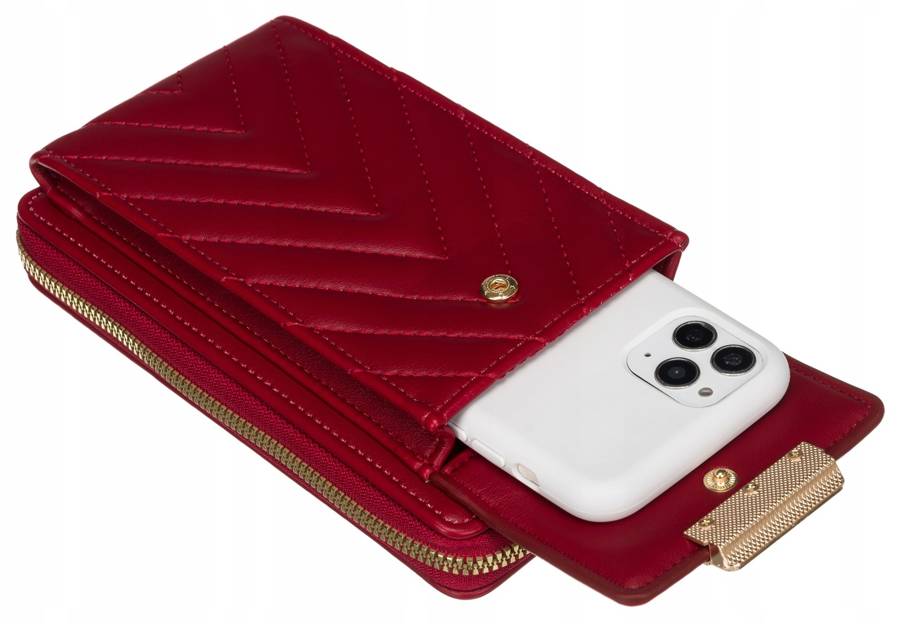 Женская сумка кошелек для телефона через плечо PETERSON PTN-M-10-4802-RED Женская сумка кошелек для телефона через плечо PETERSON PTN-M-10-4802-RED