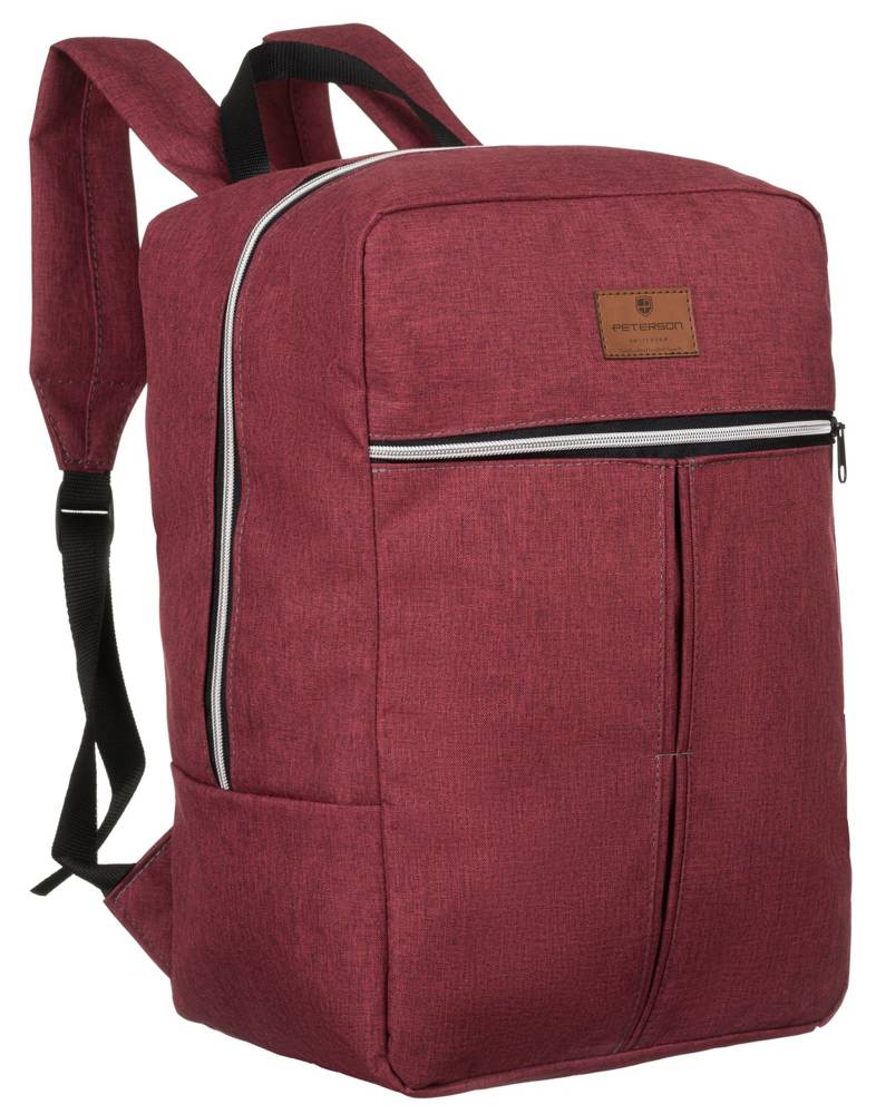 Дорожный рюкзак для ручной клади 40 x 20 x 25 PETERSON PP-BORDO-SILVER