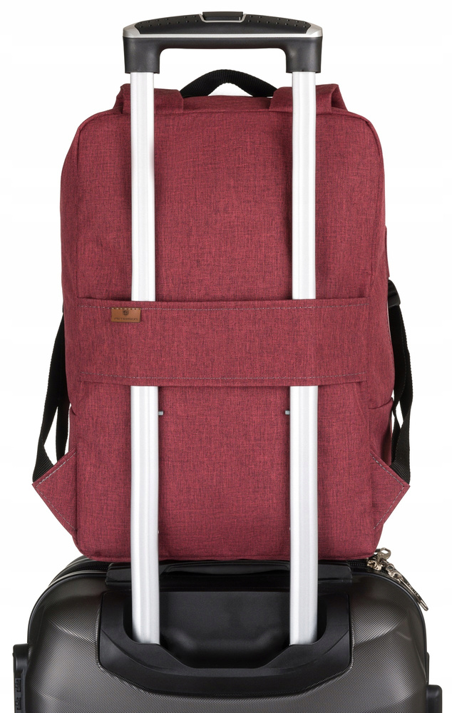 Дорожный рюкзак для ручной клади 40 x 20 x 25 PETERSON PP-BORDO-SILVER Дорожный рюкзак для ручной клади 40 x 20 x 25 PETERSON PP-BORDO-SILVER