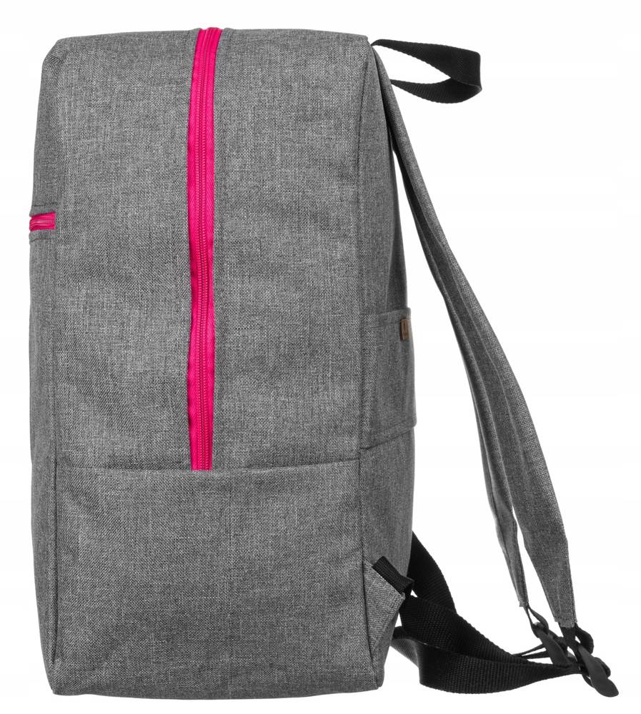 Дорожный рюкзак для ручной клади 40 x 20 x 25 PETERSON PP-GREY-PINK Дорожный рюкзак для ручной клади 40 x 20 x 25 PETERSON PP-GREY-PINK