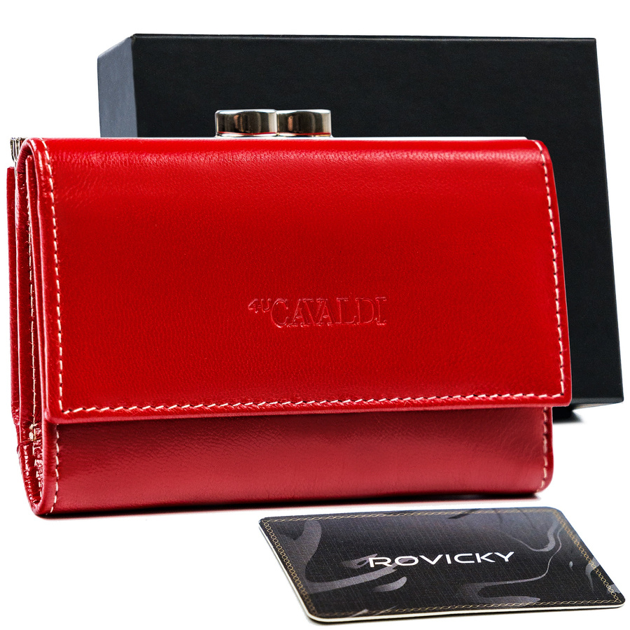 Кошелек женский Cavaldi RD-18-GCL-Red-Multy