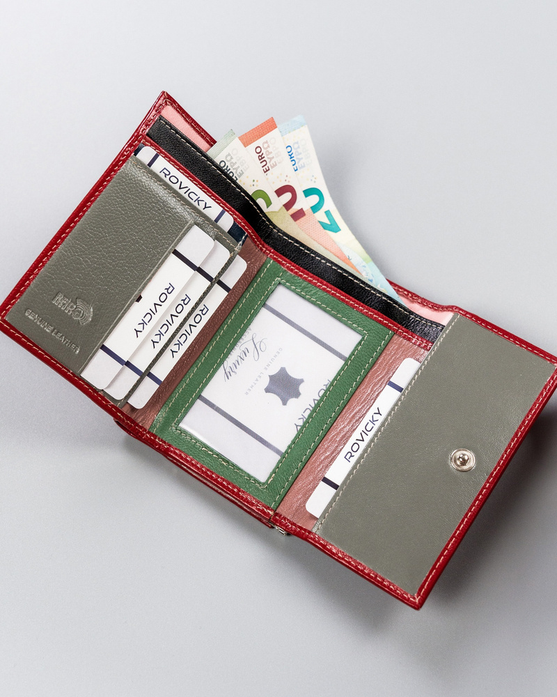 Кошелек женский Cavaldi RD-18-GCL-Red-Multy Кошелек женский Cavaldi RD-18-GCL-Red-Multy