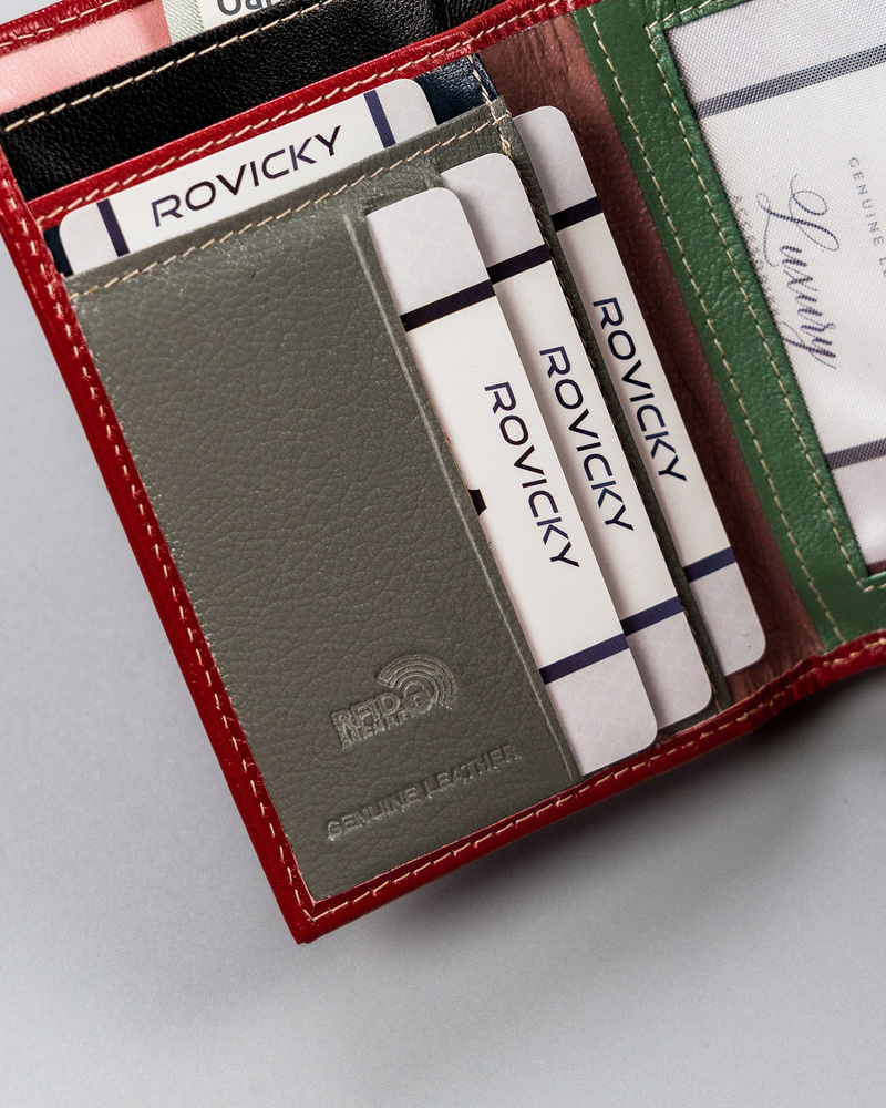Кошелек женский Cavaldi RD-18-GCL-Red-Multy Кошелек женский Cavaldi RD-18-GCL-Red-Multy
