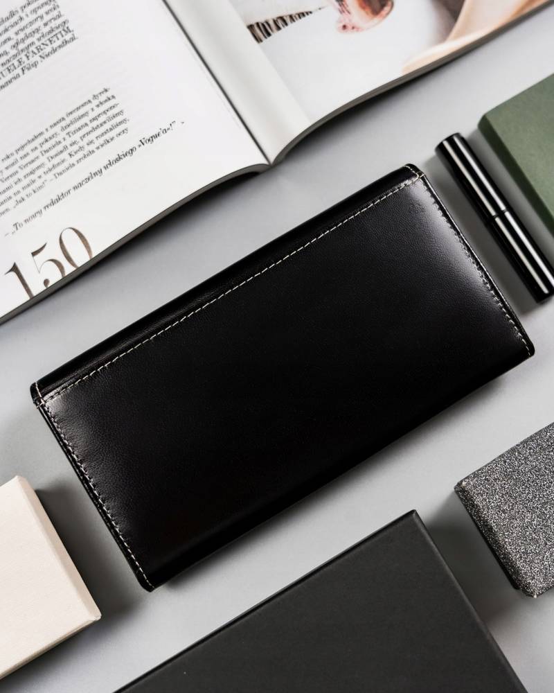 Кошелек женский Cavaldi RD-23-GCL-Black-Multy Кошелек женский Cavaldi RD-23-GCL-Black-Multy