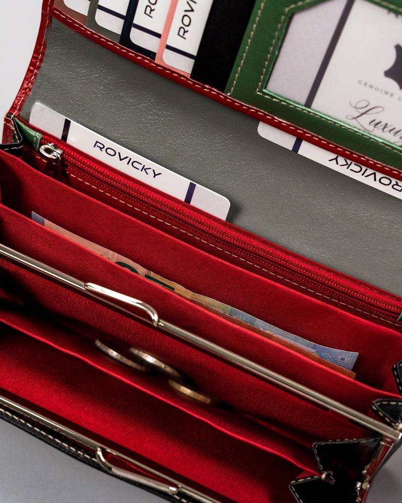 Кошелек женский Cavaldi RD-23-GCL-Red-Multy Кошелек женский Cavaldi RD-23-GCL-Red-Multy