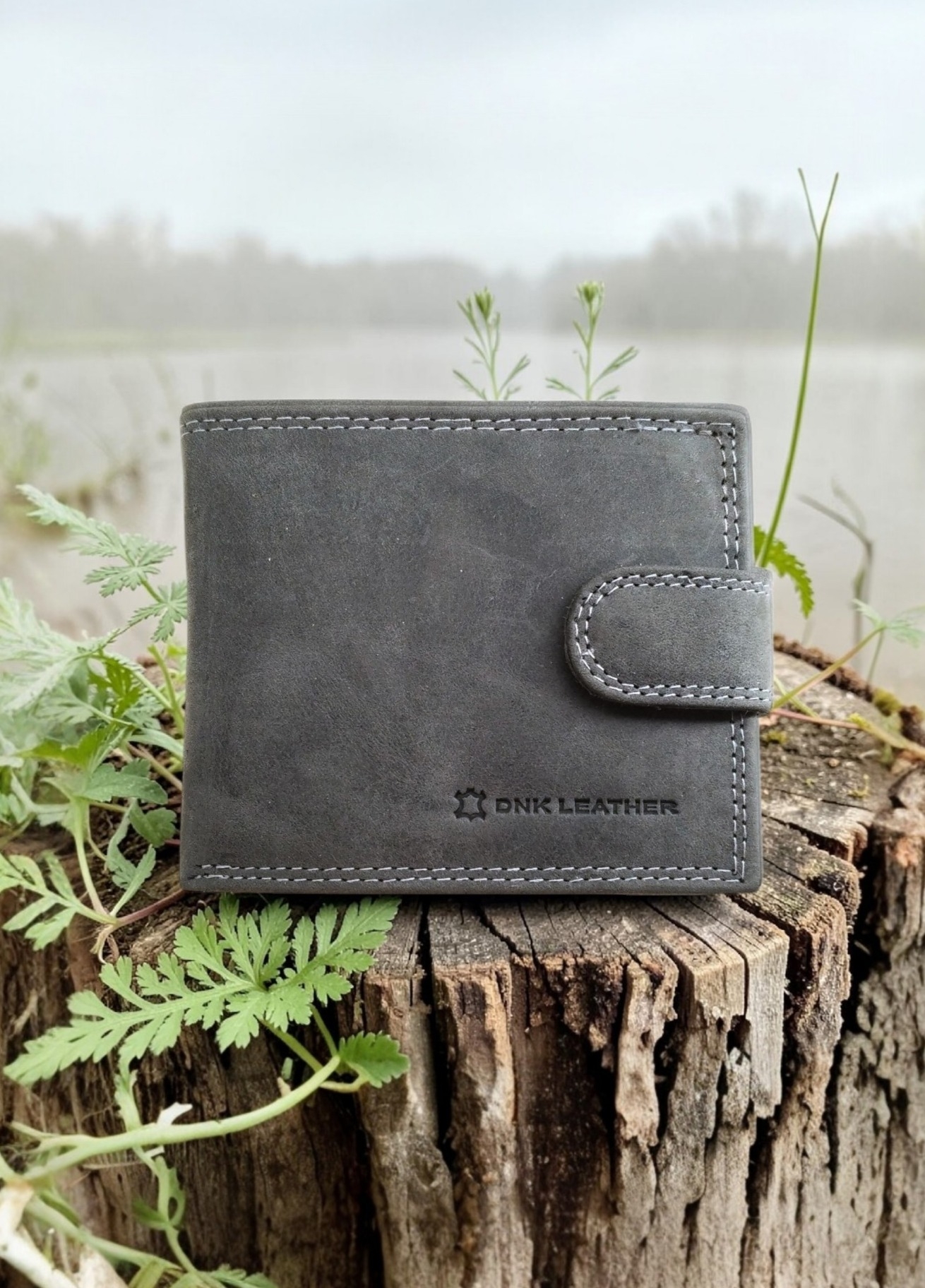 Гаманець чоловічий шкіряний DNK Leather DNK-N0035L-CHM чорний Гаманець чоловічий шкіряний DNK Leather DNK-N0035L-CHM чорний