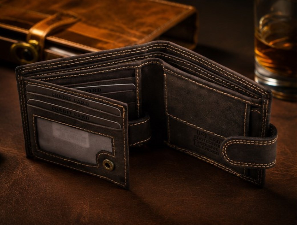 Гаманець чоловічий шкіряний DNK Leather DNK-N0035L-CHM коричневий Гаманець чоловічий шкіряний DNK Leather DNK-N0035L-CHM коричневий