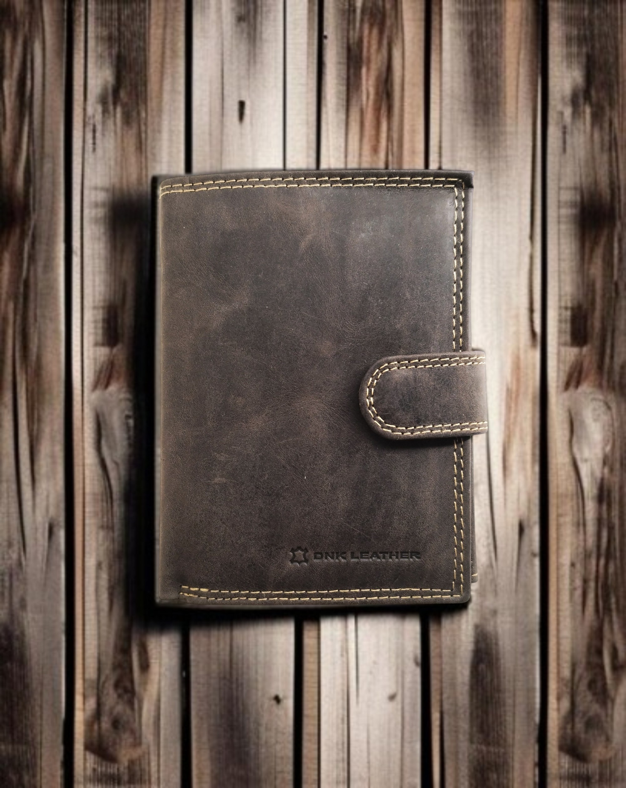 Гаманець чоловічий шкіряний DNK Leather DNK-N4L-CHM коричневий Гаманець чоловічий шкіряний DNK Leather DNK-N4L-CHM коричневий