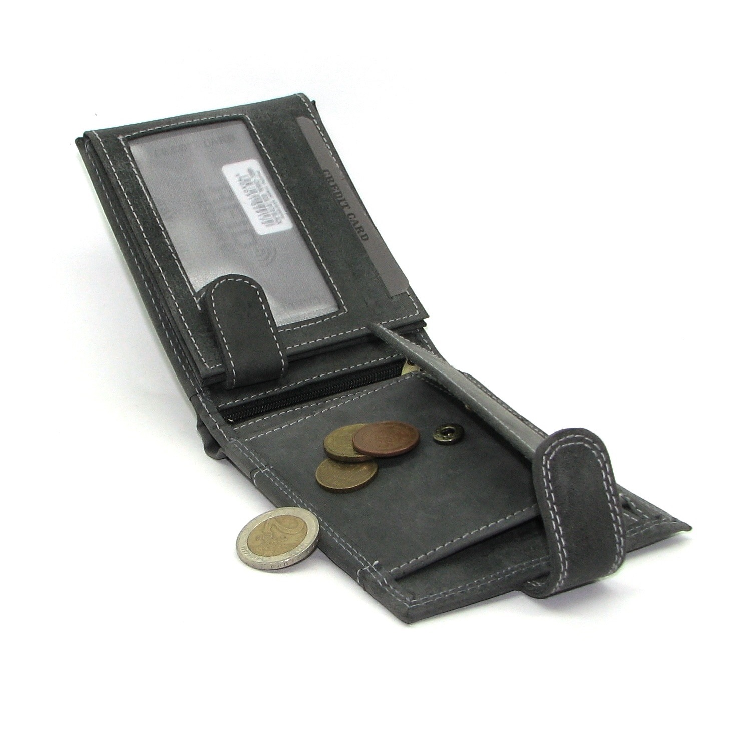 Кошелек мужской DNK Leather N992L-CHM черный Кошелек мужской DNK Leather N992L-CHM черный
