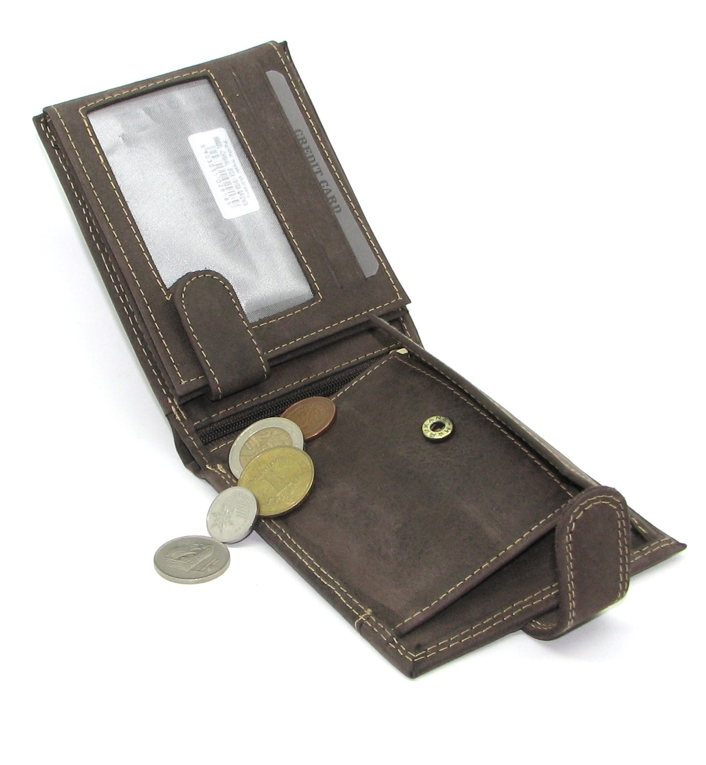 Кошелек мужской DNK Leather N992L-CHM-P коричневый Кошелек мужской DNK Leather N992L-CHM-P коричневый