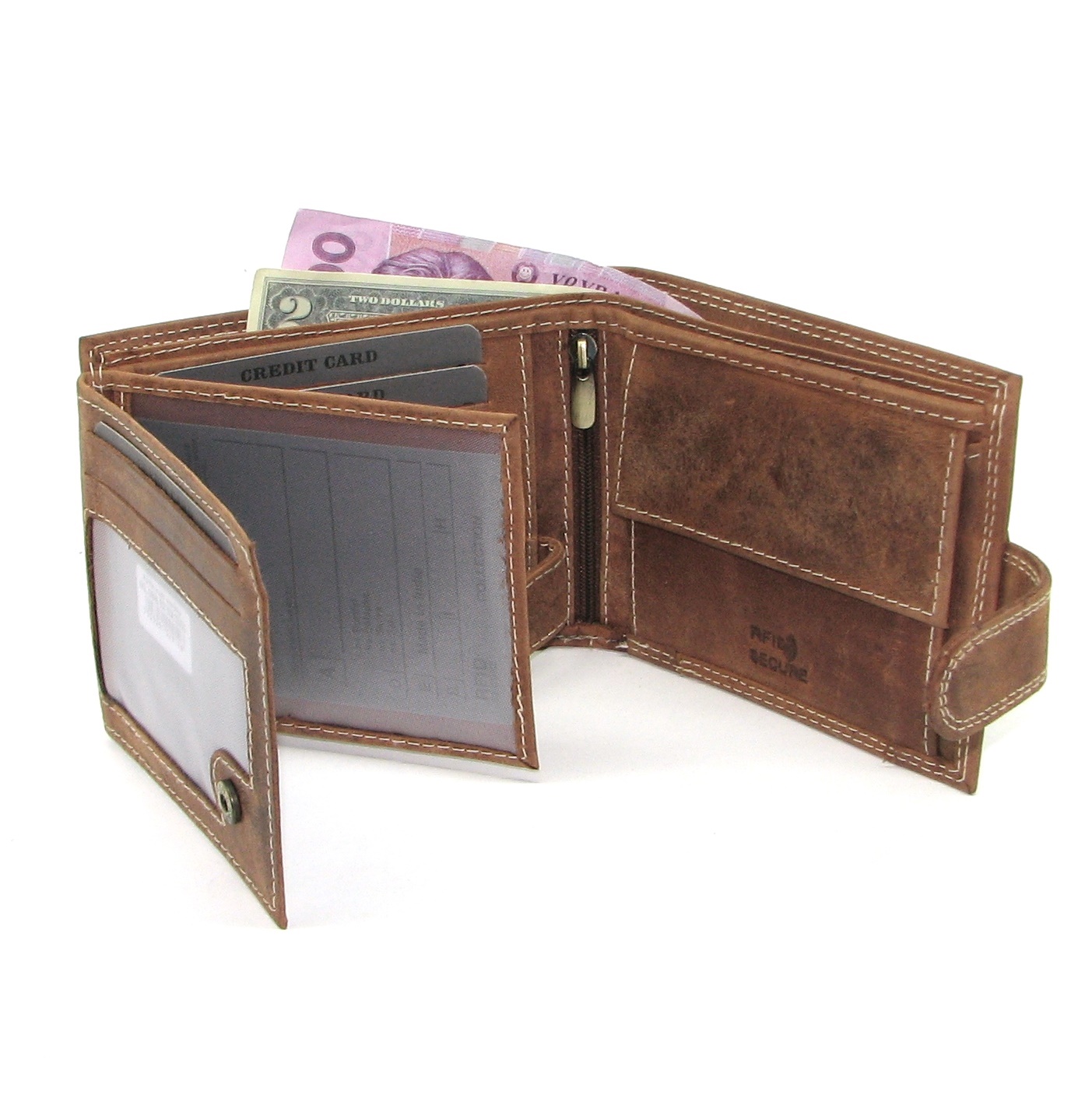 Кошелек мужской DNK Leather N992L-CHM-P светло-коричневый Кошелек мужской DNK Leather N992L-CHM-P светло-коричневый