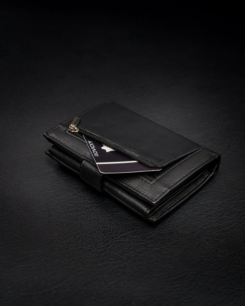 Кошелек мужской Rovicky N4L-PZ-CCR-BLACK Кошелек мужской Rovicky N4L-PZ-CCR-BLACK