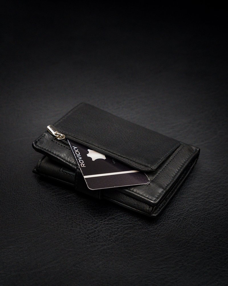 Кошелек мужской Rovicky N575L-PZ-CCR-BLACK Кошелек мужской Rovicky N575L-PZ-CCR-BLACK