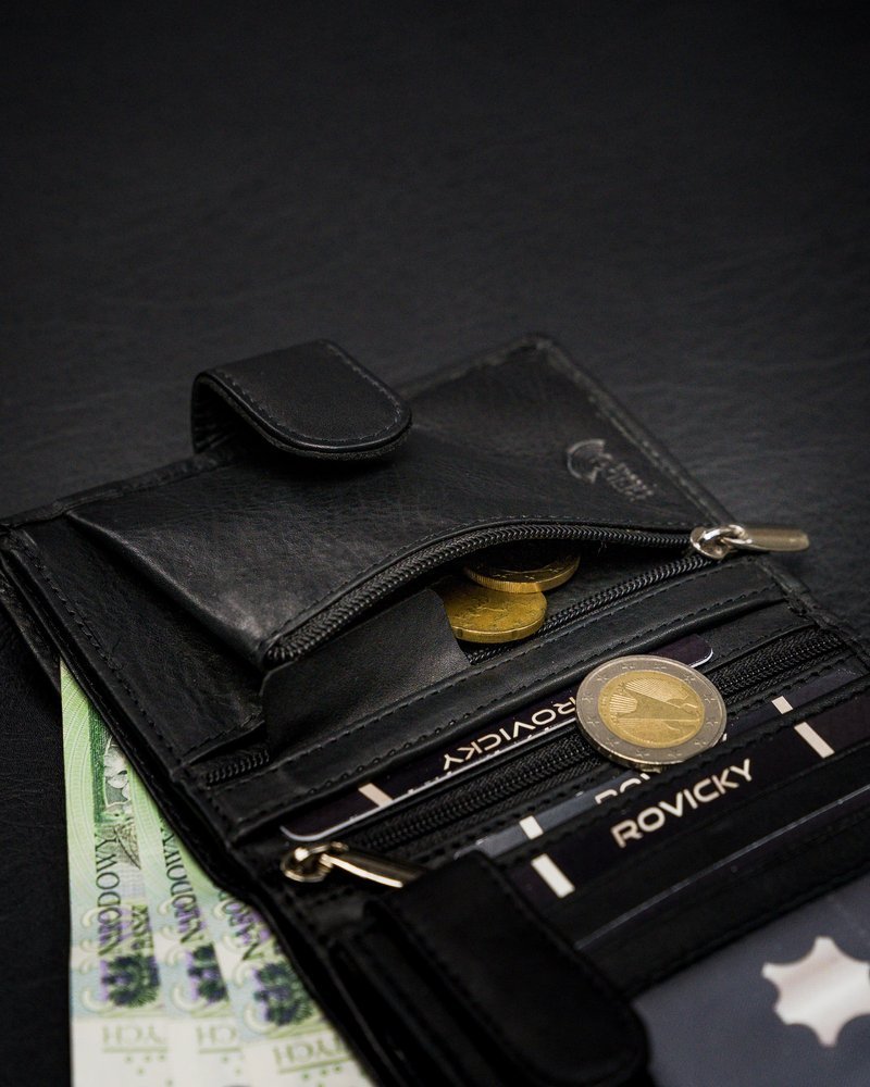 Кошелек мужской Rovicky N575L-PZ-CCR-BLACK Кошелек мужской Rovicky N575L-PZ-CCR-BLACK