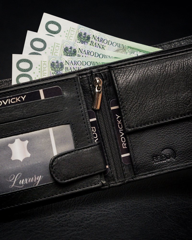Кошелек мужской Rovicky N992-PZ-CCR-BLACK Кошелек мужской Rovicky N992-PZ-CCR-BLACK