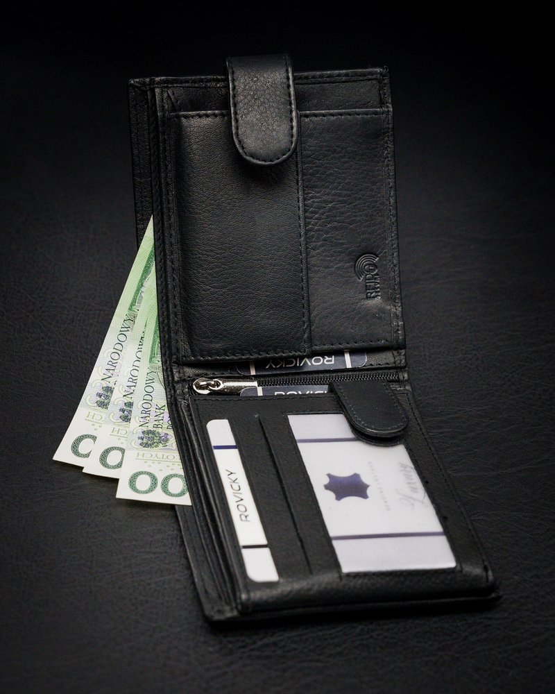 Кошелек мужской Rovicky N992L-PZ-CCR-BLACK Кошелек мужской Rovicky N992L-PZ-CCR-BLACK