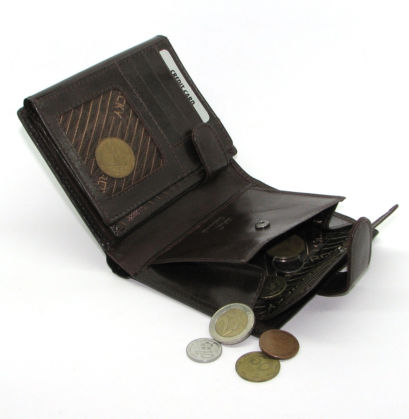 Кошелек мужской Rovicky PC-102L-BAR-BROWN Кошелек мужской Rovicky PC-102L-BAR-BROWN