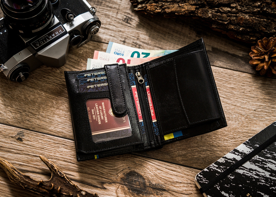 Кошелек мужской PETERSON PTN-303UP-BLACK Кошелек мужской PETERSON PTN-303UP-BLACK