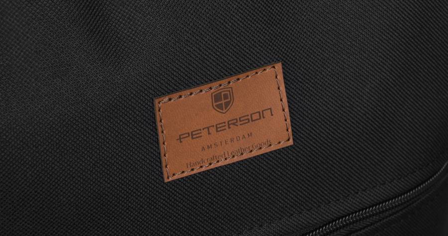 Дорожный рюкзак для ручной клади 40 x 20 x 25 PETERSON PP-BLACK-BLACK Дорожный рюкзак для ручной клади 40 x 20 x 25 PETERSON PP-BLACK-BLACK