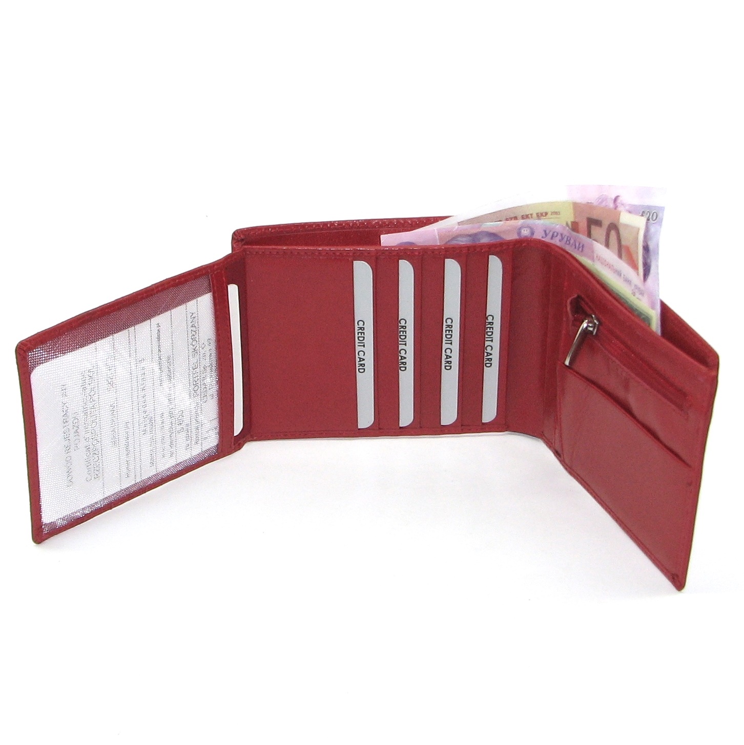 Кошелек женский Rovicky W3008-BAR-RED Кошелек женский Rovicky W3008-BAR-RED
