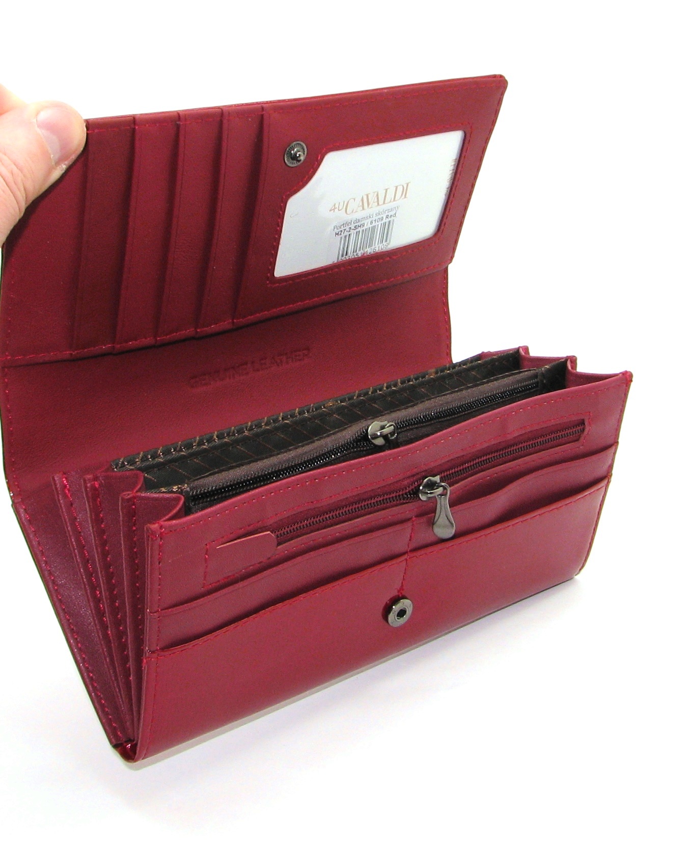Кошелек женский Cavaldi H27-2-SH9-RED Кошелек женский Cavaldi H27-2-SH9-RED