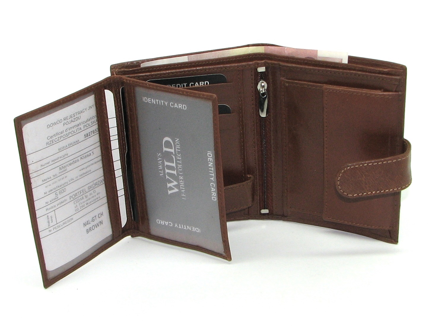 Кошелек мужской Always Wild N4L-GTC-BROWN Кошелек мужской Always Wild N4L-GTC-BROWN