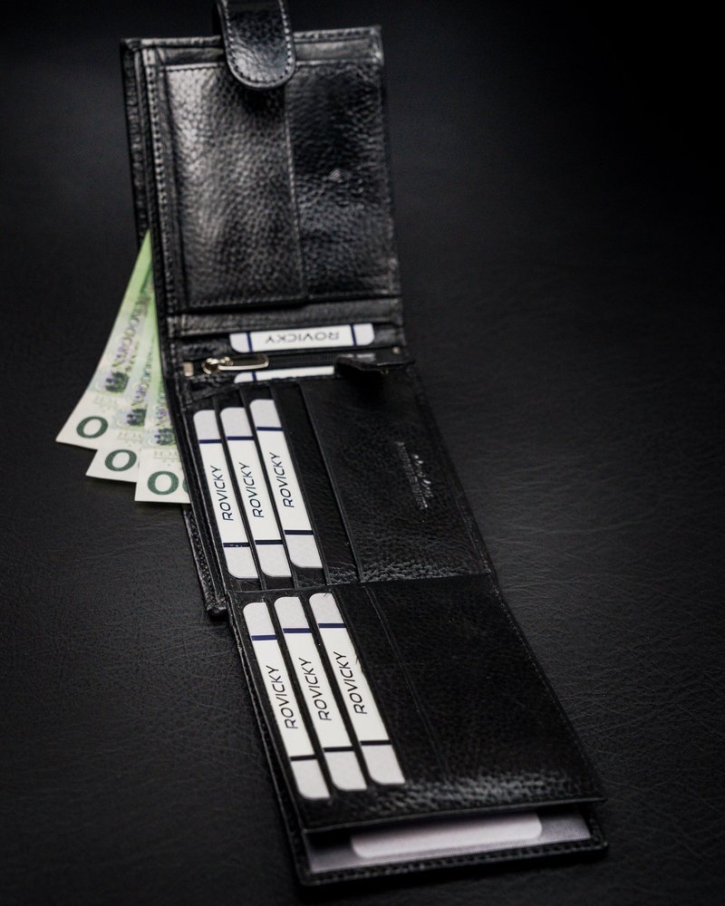 Кошелек мужской Rovicky N992L-ISR-BLACK Кошелек мужской Rovicky N992L-ISR-BLACK