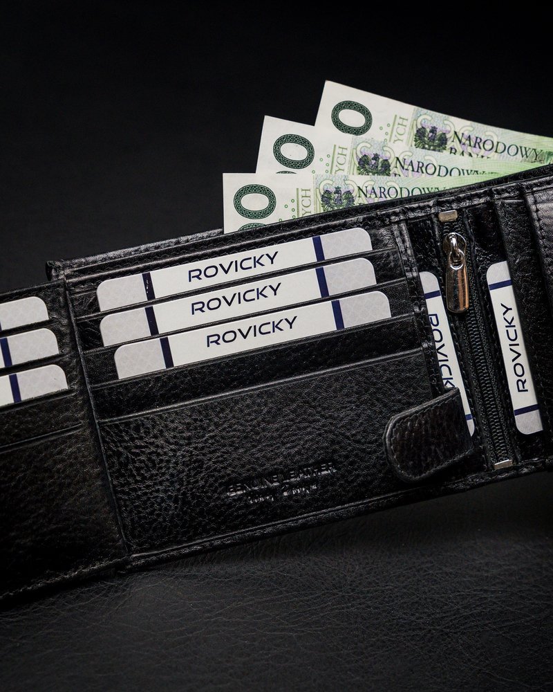 Кошелек мужской Rovicky N992L-ISR-BLACK Кошелек мужской Rovicky N992L-ISR-BLACK