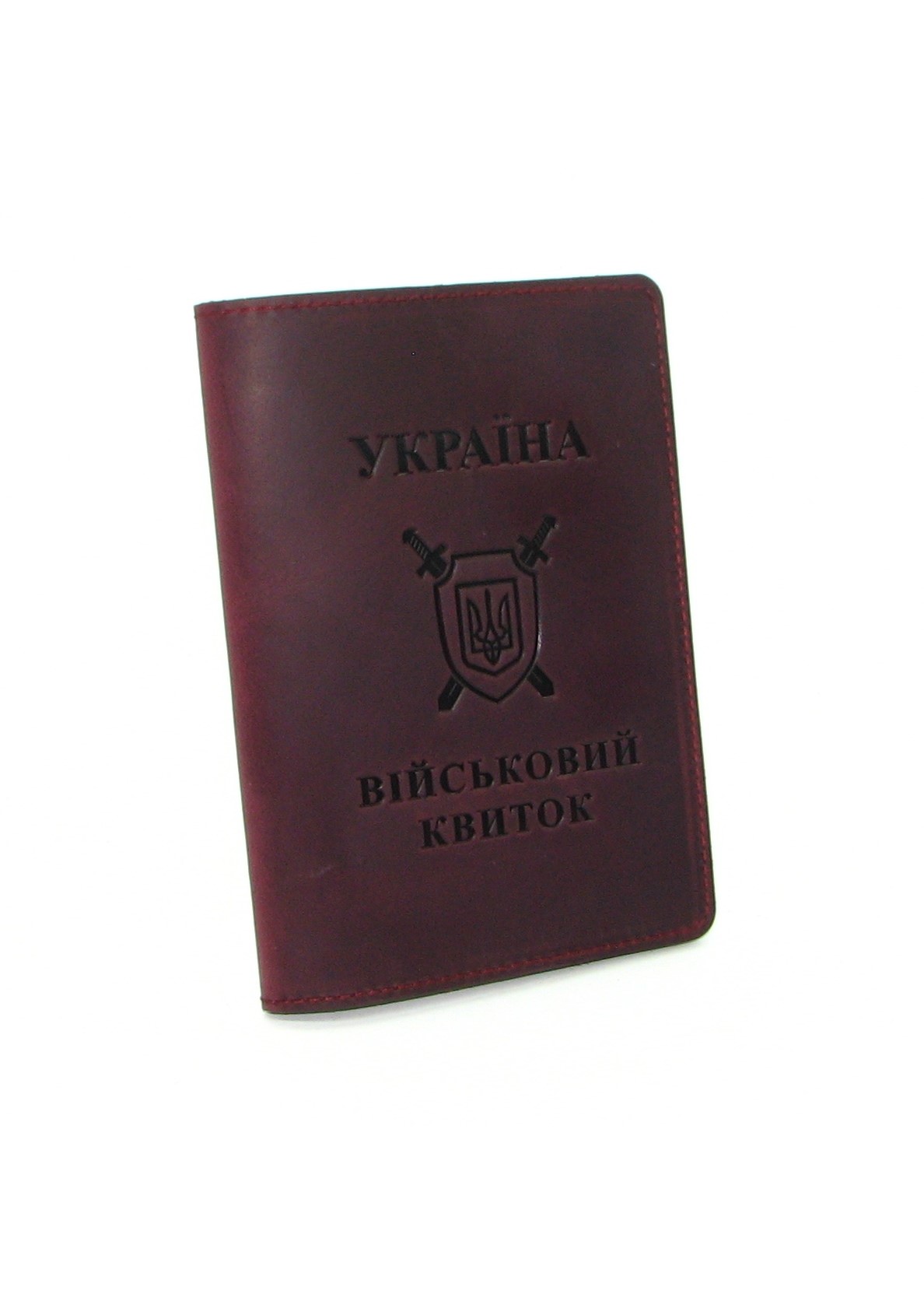 Набір обкладинок для посвідчення УБД та військового квитка DNK Leather SET-UBD-Military-col.L бордовий Набір обкладинок для посвідчення УБД та військового квитка DNK Leather SET-UBD-Military-col.L бордовий