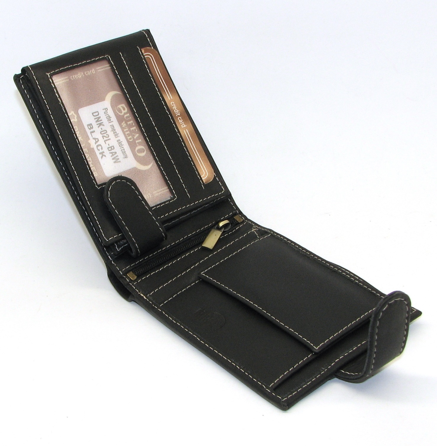 Кошелек мужской DNK Leather DNK-02L-BAW-BLACK Кошелек мужской DNK Leather DNK-02L-BAW-BLACK