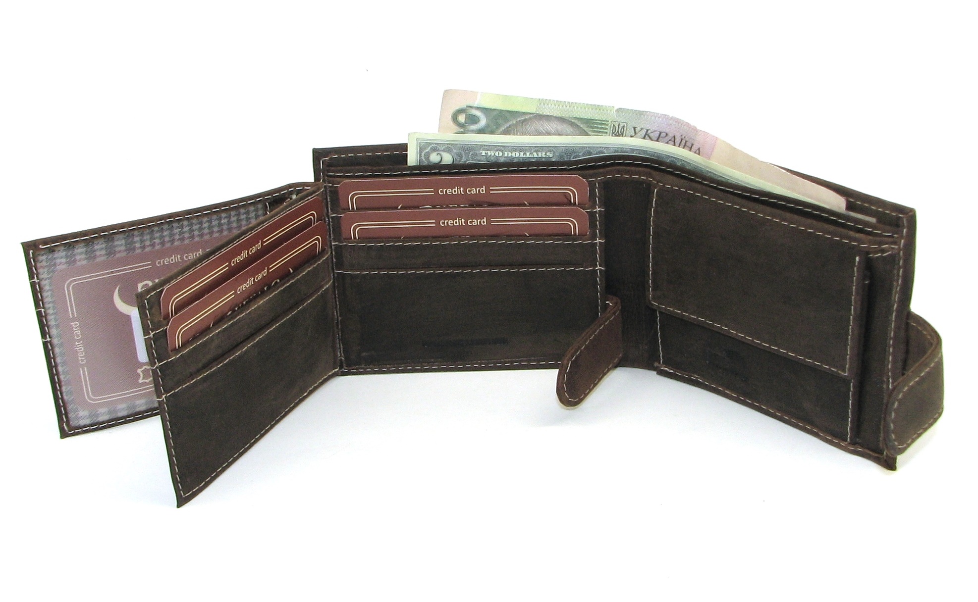 Кошелек мужской DNK Leather DNK-05L-BAW-TAN Кошелек мужской DNK Leather DNK-05L-BAW-TAN