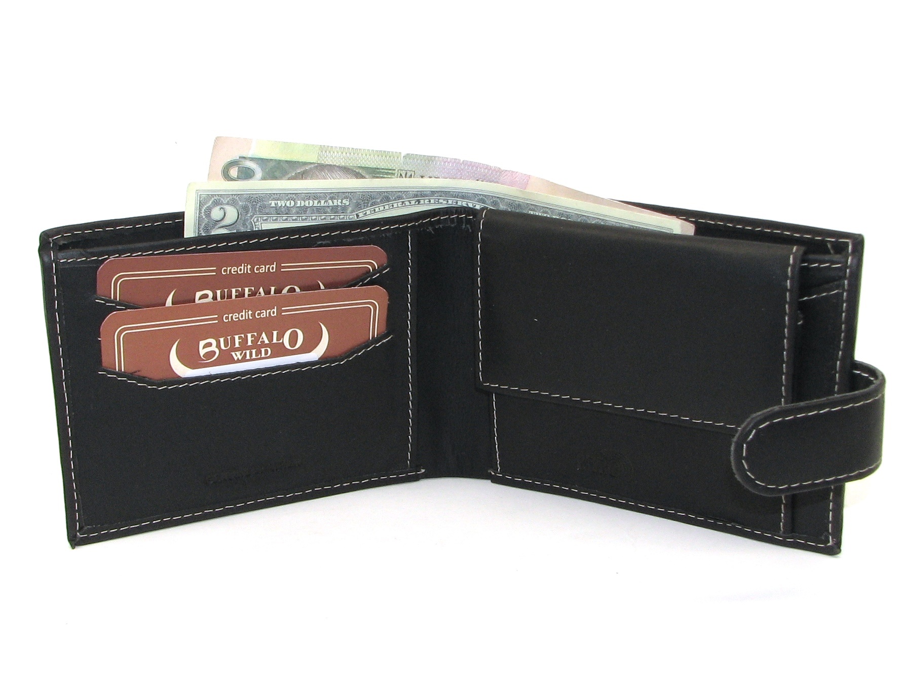 Кошелек мужской DNK Leather DNK-1189L-BAW-BLACK Кошелек мужской DNK Leather DNK-1189L-BAW-BLACK